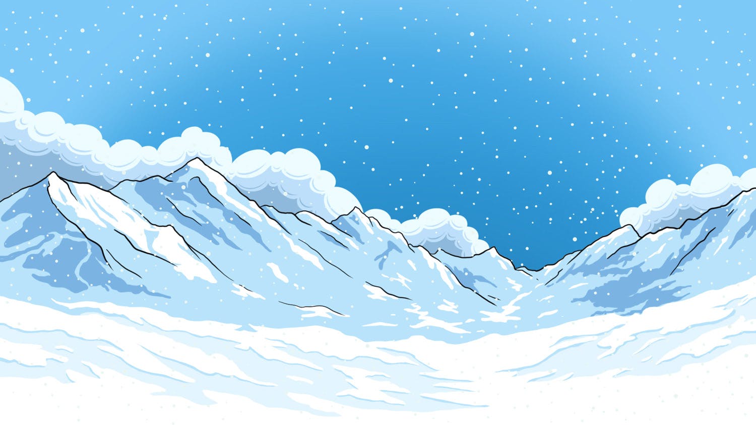 Mountain landscape background