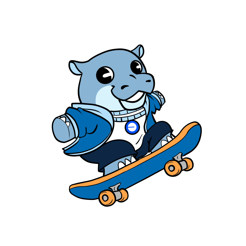 Skating Hippo
